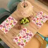 Roze - Kleuren - Fruit - Patroon Placemat vinyl groot 368 -zzsfeer5_Kitchenyeah-website