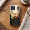 Hert - Geverfd - Gewei - Bruin Telefoonhoesje iPhone 17 Pro Max klein -sfeer1