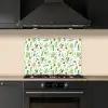 Groente - Patroon - Groen - Rood keuken achterwand spatscherm klein 900 -sfeer1