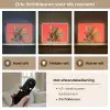 Bladeren - Nerven - Oranje - Structuur Light Box met batterij (Wandlamp) middel -USP_lichtkleurNL