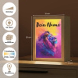 Leeuw - Verf- Kleuren - Dier Light Box met kabel (Kinderlampje) klein -USP_websiteoverzichtDE