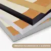 Zon - Abstract - Takken - Oranje Textielframe zwart klein -USP_kleurenNL