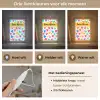 Hartjes - Kleurrijk - Patroon Light Box met kabel (Kinderlampje) klein -USP_lichtkleurNL