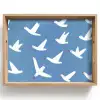 Vogels - Wit - Patroon Dienblad Rechthoek middel -z3d_shopping