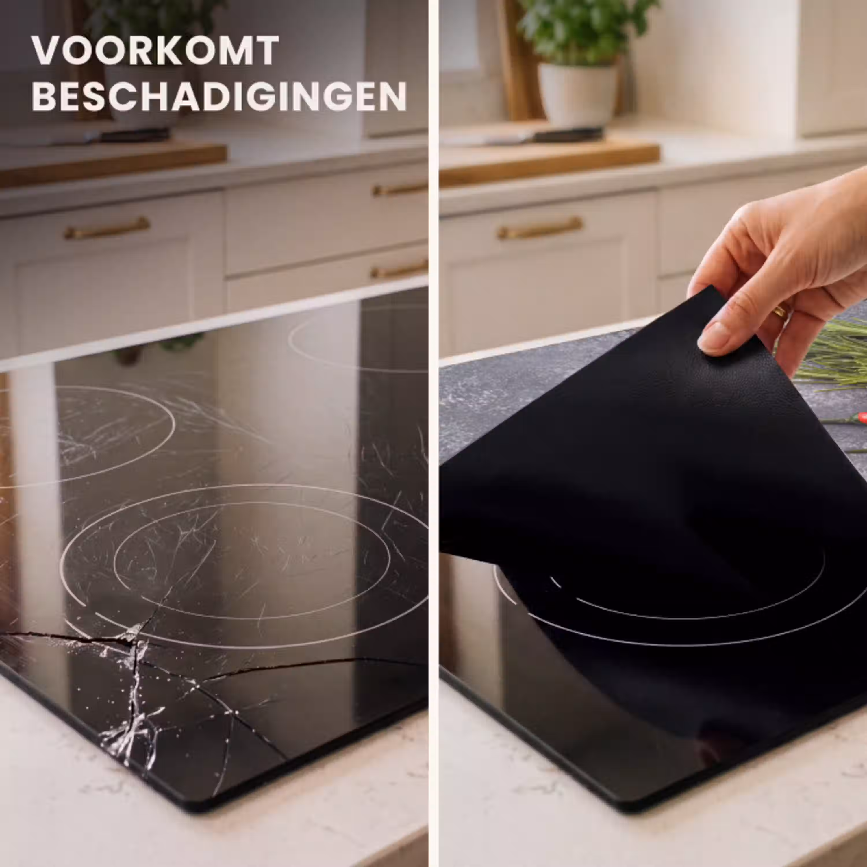 Contrast in Smaak en Textuur Inductie beschermer vinyl 3mm klein -sfeer1
