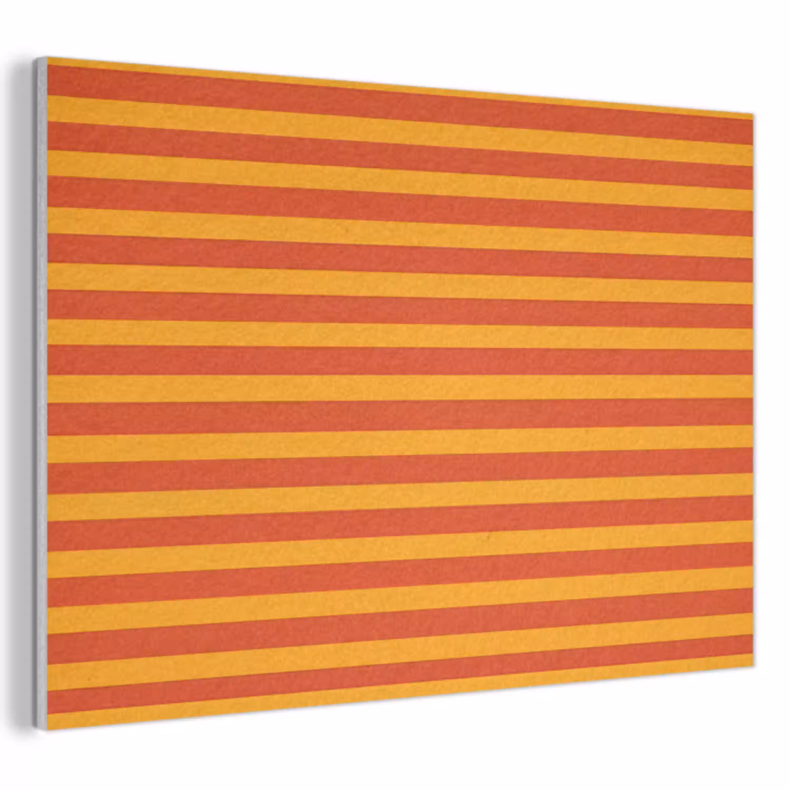 Strepen - Patroon - Oranje PET vilt klein 837 -3d