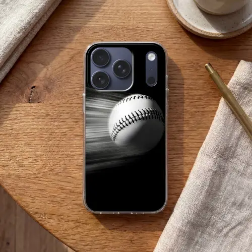 Honkbal - Wit - Vliegt Telefoonhoesje iPhone 17 Pro klein -sfeer1