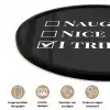 Kerst - Zwart - Wit - Quote - Grappig Fotolijst rond zonder passe partout klein -closeup_NL