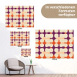 Modern - Patroon - Kleurrijk tuinposter los doek klein 239 -Xsfeer9_DE