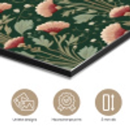 Patroon - Botanisch - Kleurrijk aluminium wit klein 46 -closeup_NL