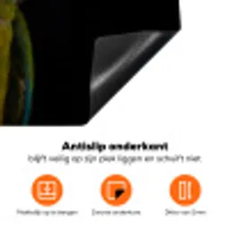Ara - Portret - Groen Inductie beschermer vinyl 3mm klein -zzzzzzz-td-onderkant