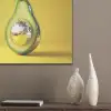 Avocado - Discobal - Geel - Glitter PET vilt klein -sfeer6_closeup