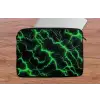 Gaming - Bliksemflitsen - Groen - Energie laptophoes neopreen klein -tafel