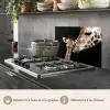 Giraffe - Dieren - Zwart - Portret - Dieren keuken achterwand spatscherm klein -usp_FR