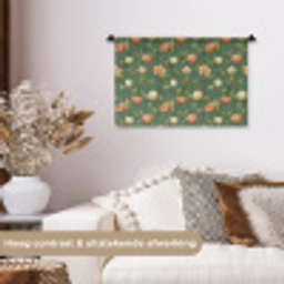 Tulpen - Botanisch - Groen Wandkleed katoen klein 269 -sfeer1