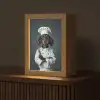 Hond - Garde - Kok Light Box met kabel (Tafellamp) klein -z3d_website