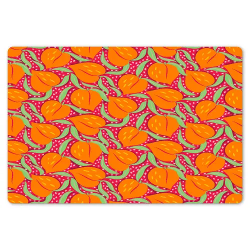 Perziken - Oranje - Zomers Placemat vinyl groot 368 -zzsfeer1_Kitchenyeah-website