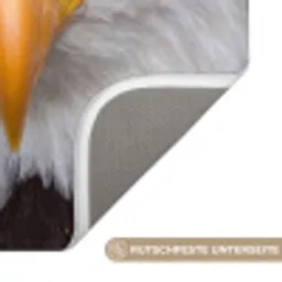 Amerikaans - Zeearend - Portret - Geel Badmat klein -USP_AntislipDE