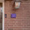 Donkerpaars - Sierlijk Naambord Rechthoek middel -sfeer7-rechthoek-S