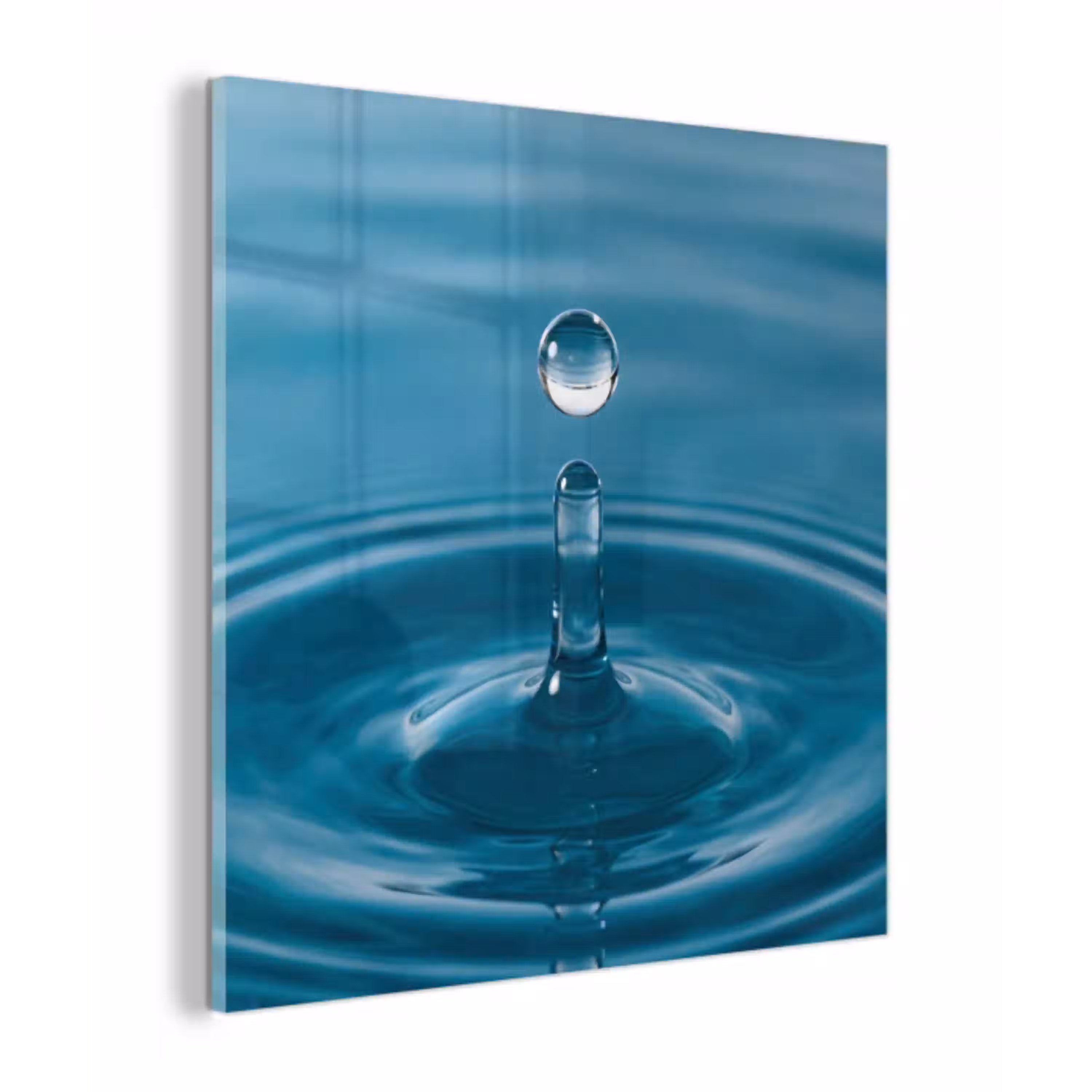 Waterdruppel - Water - Oppervlakte plexiglas 5mm klein -z3d