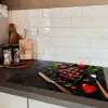 Steak - Hart - Bestek Inductie beschermer vinyl 3mm klein -sfeer3