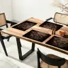 Wereldkaart - Gegrild vlees Placemat vinyl groot -zzsfeer4_Kitchenyeah-website