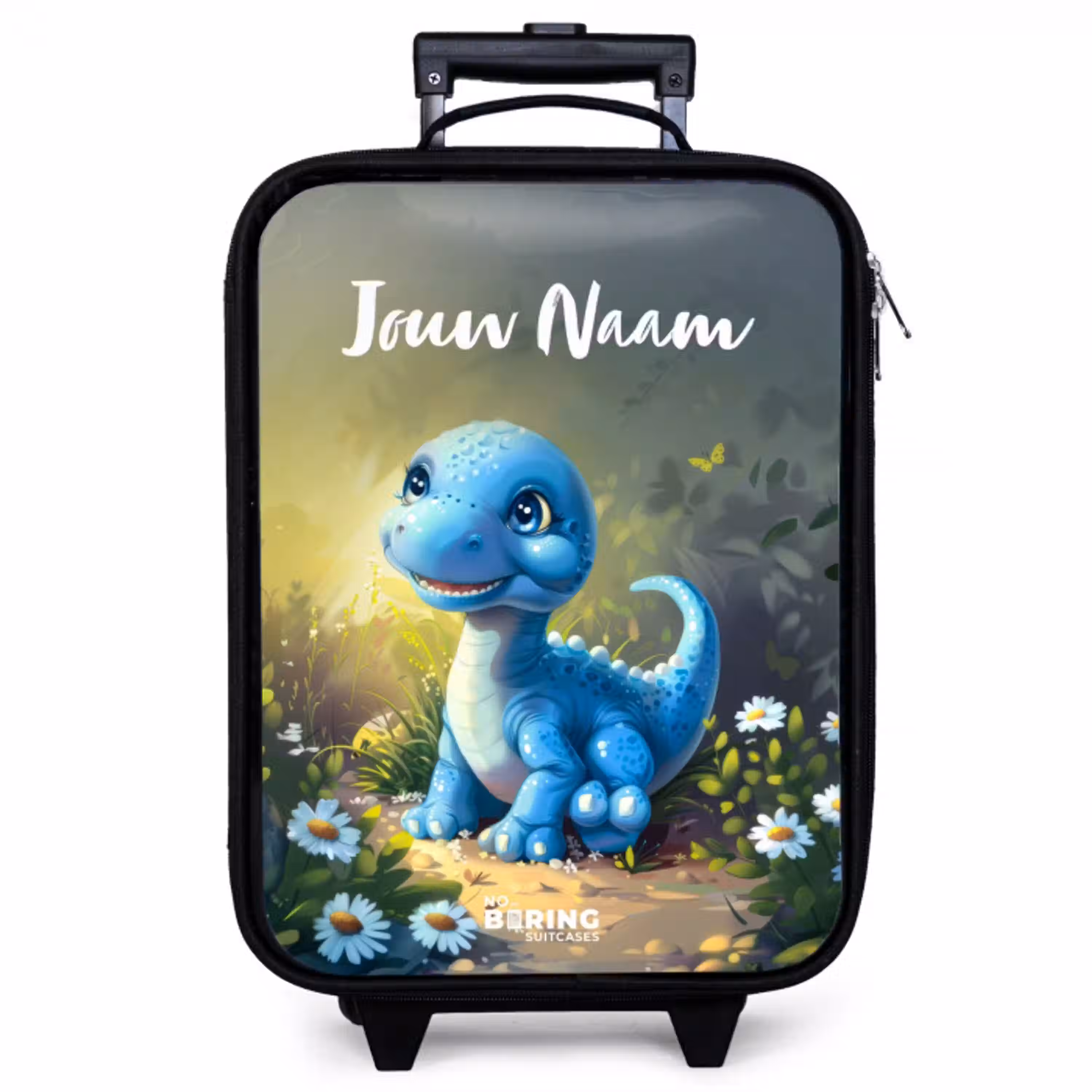 Branco Brontosaurus Kinderkoffer - Zwart klein -zzz_website3d