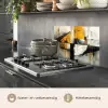 Geel - Abstract - Modern - Vormen keuken achterwand spatscherm klein -usp_NL