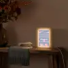 Nice - Paars - Roze Light Box met kabel (Tafellamp) klein -sfeer4