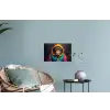 Graffiti - Chimpansee - Jas - Aap - Verf Muursticker klein -plant