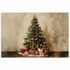 Kerstboom - Versierd - Kleurrijk poster papier klein -3d