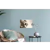 Badkleding - Palmbomen - Schaduw - Tropisch Muursticker klein -plant