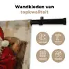 Kerst - Kerstman - Winter - Open Haard Wandkleed katoen klein -sfeer2
