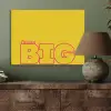 Dream big - Geel - Grafisch PET vilt klein -sfeer2