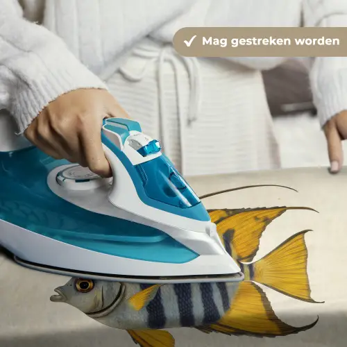Vis - Sierlijk - Vinnen - Illustratie Wandkleed katoen klein -sfeer9