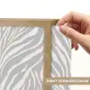 Zebra - Motief - Grijs Light Box met batterij (Wandlamp) middel 907 -USP_websiteprintNL
