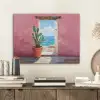 Zee - Roze - Cactus PET vilt klein -sfeer1
