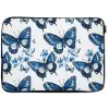 Blauw - Vlinders - Bloemen - Wit laptophoes neopreen klein 279 -zkaufland3dotto