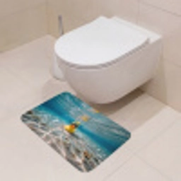 Duikbril - Eend - Water Badmat klein -sfeer4