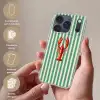 Kreeft - Strepen - Realistisch - Zomers Telefoonhoesje iPhone 17 Pro klein -sfeer3_NL