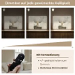 Pluis - Vrouw - Beige Light Box met batterij (Wandlamp) middel -USP_dimbaarDE