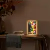 Citroenen - Peper - Kruiden - Graffiti - Verf - Abstract Light Box met kabel (Tafellamp) klein -sfeer4