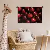 Rood - Fruit - Kersen Wandkleed katoen klein -wsfeer5_kind