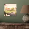 Schapen - Huisje - Platteland aluminium wit klein -sfeer2