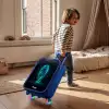 Gloeiende tijger in beweging Kinderkoffer - Blauw klein -sfeer1