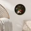 Vaas met bloemen - Schilderij van Rachel Ruysch Wandcirkel kunststof plaat 5mm dik klein -sfeer5