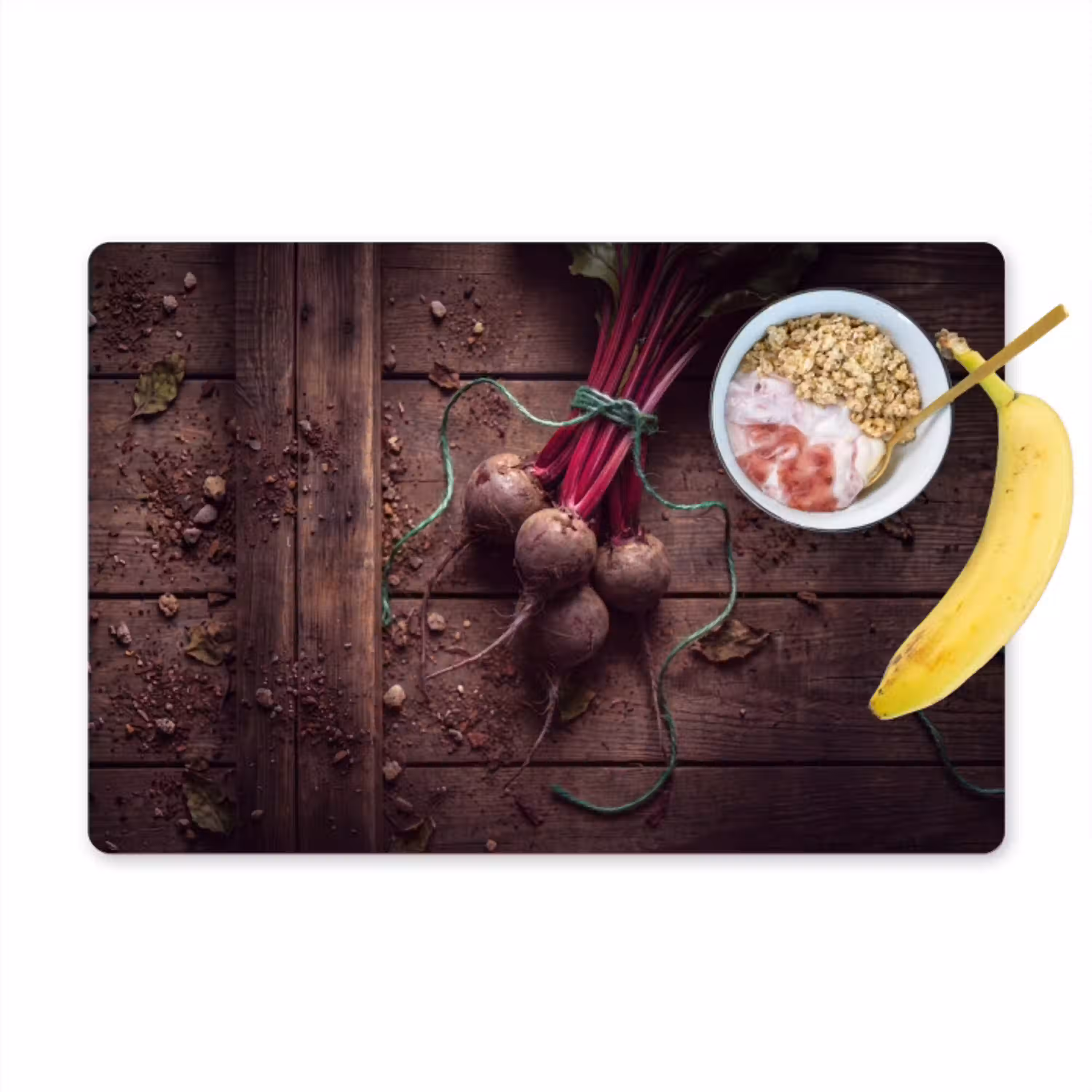 Groente - Bieten - Rustiek Placemat vinyl groot -zzzproduct_Kitchenyeah-website