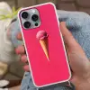 Schepijs - Roze - Hoorntje Hoesje iPhone 16 Pro Max met koord klein -sfeer3