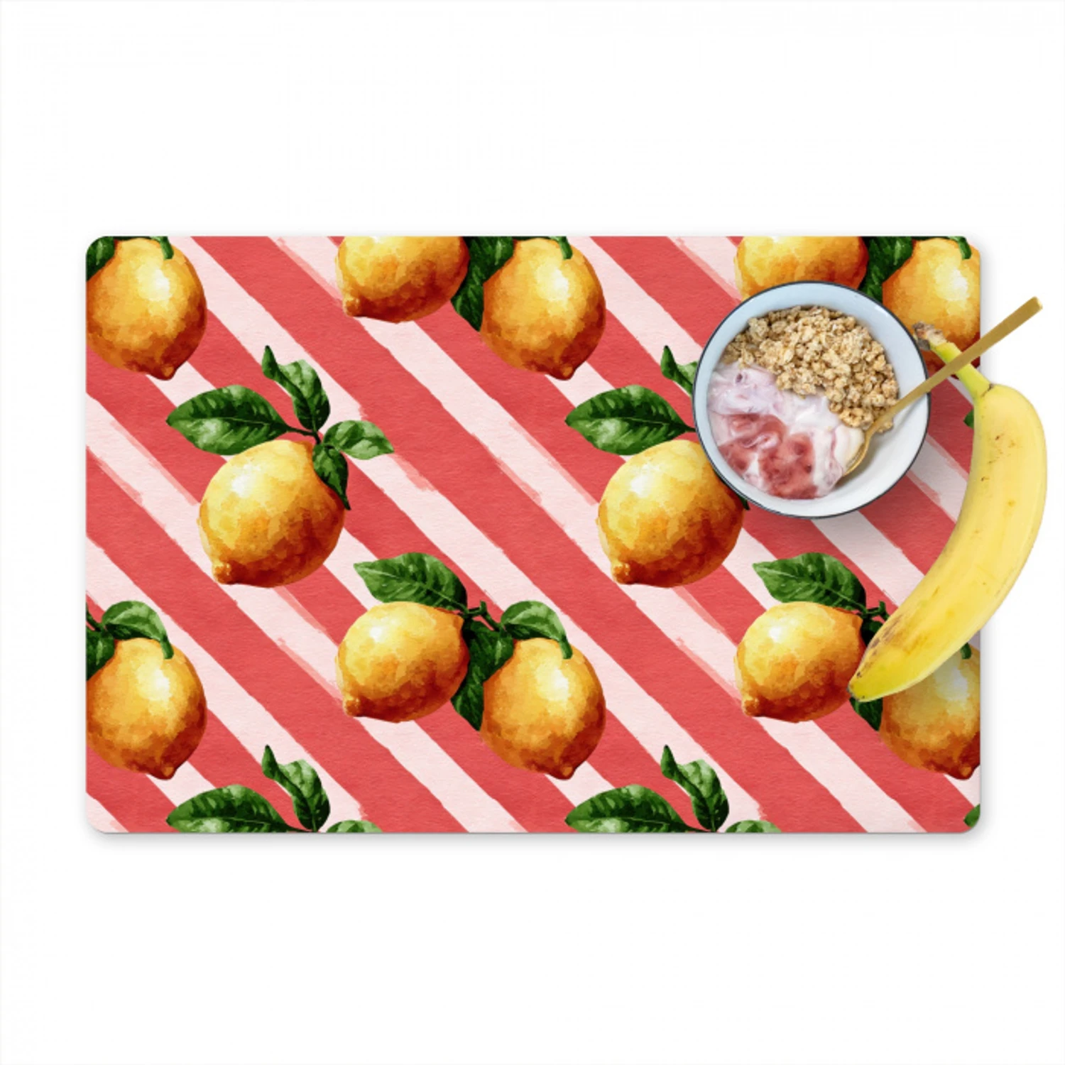 Citroen - Geïllustreerd - Oranje Placemat vinyl groot 368 -zzzproduct_Kitchenyeah-website