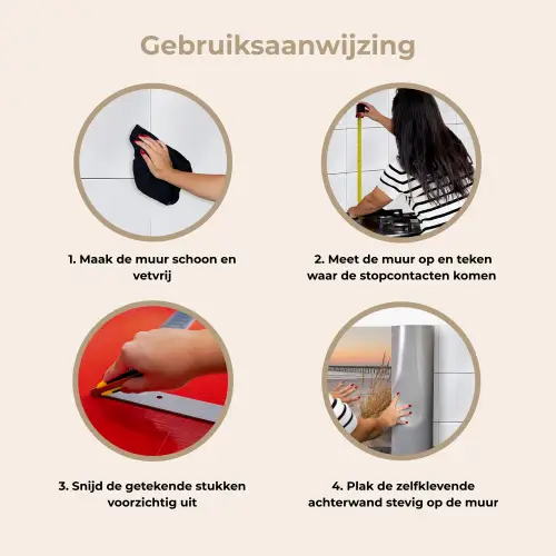 Pier - Zonsondergang - Strand keuken achterwand 2 middel -gebruiksaanwijzing_NL